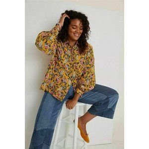 Anthropologie Pilcro Sigourney Corduroy Buttondown